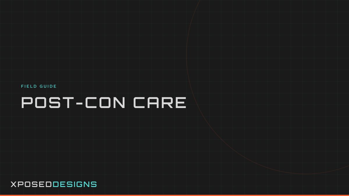 The First 48 Hours: Care and Storage After the Con